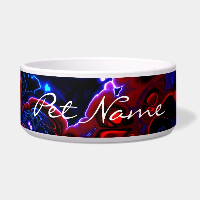 Fractal Art 2-3 Pet Bowl (Front)
