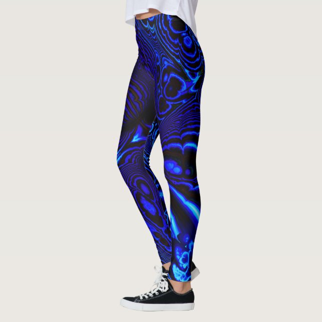 Fractal Art 32 Leggings (Left)