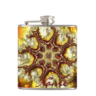 Fractal Art 34 Wrapped Flask