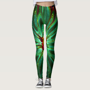 Fractal Art 35-36 Image Options Leggings