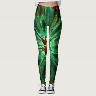 Fractal Art 35-36 Image Options Leggings