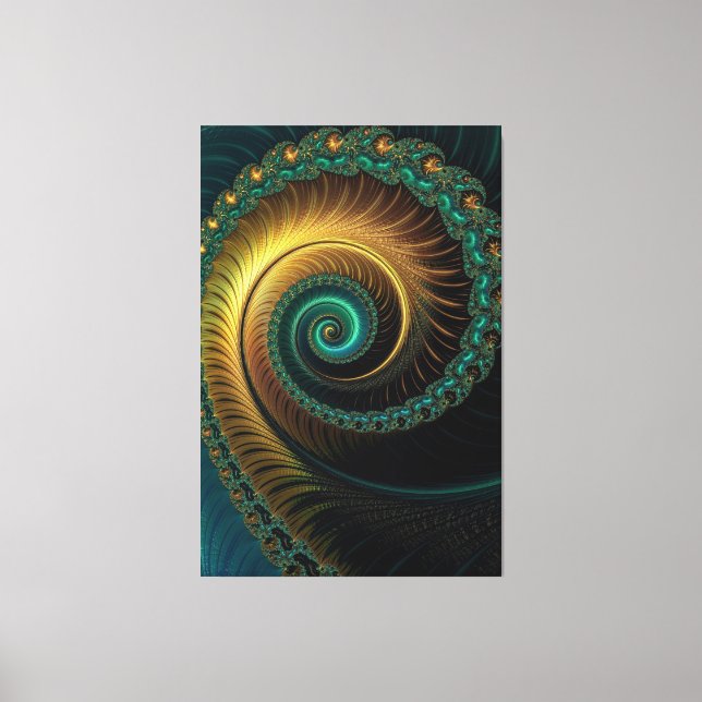 Fractal Art 37 Canvas Print (Front)
