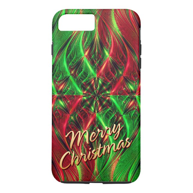 Fractal Art 39 Merry Christmas Options Case-Mate iPhone Case (Back)
