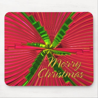 Fractal Art 40 Merry Christmas Options Mousepad