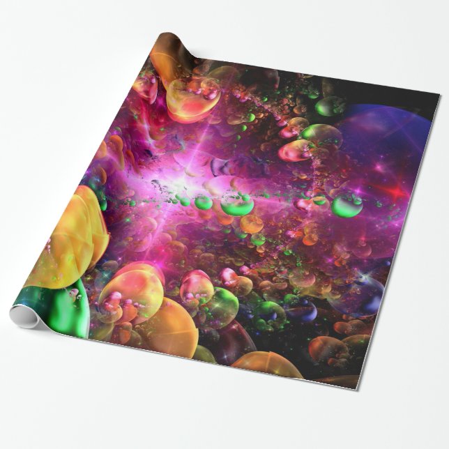 Fractal Art 45 Wrapping Paper (Unrolled)