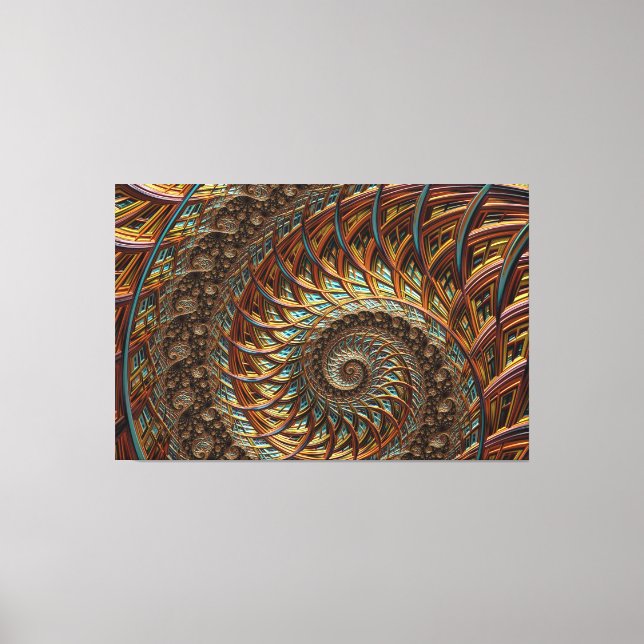 Fractal Art 46 Canvas Print (Front)