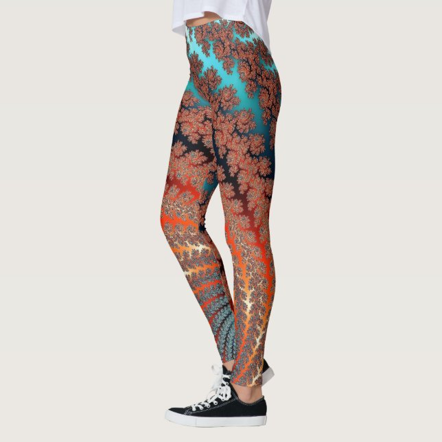 Fractal Art 53 Leggings (Left)