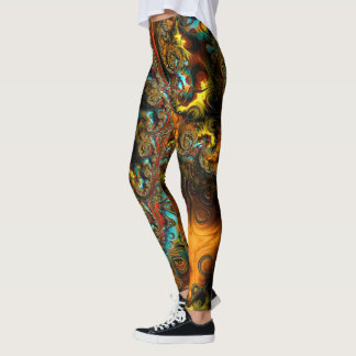 Fractal Art 64 Leggings
