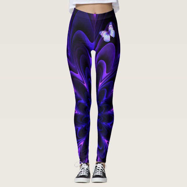 Fractal Art 75 Leggings (Front)