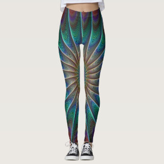 Fractal Art 80 Leggings