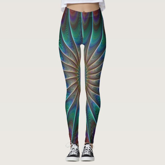 Fractal Art 80 Leggings (Front)
