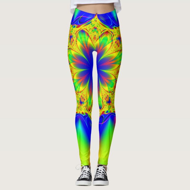 Fractal Art 87 Leggings (Front)