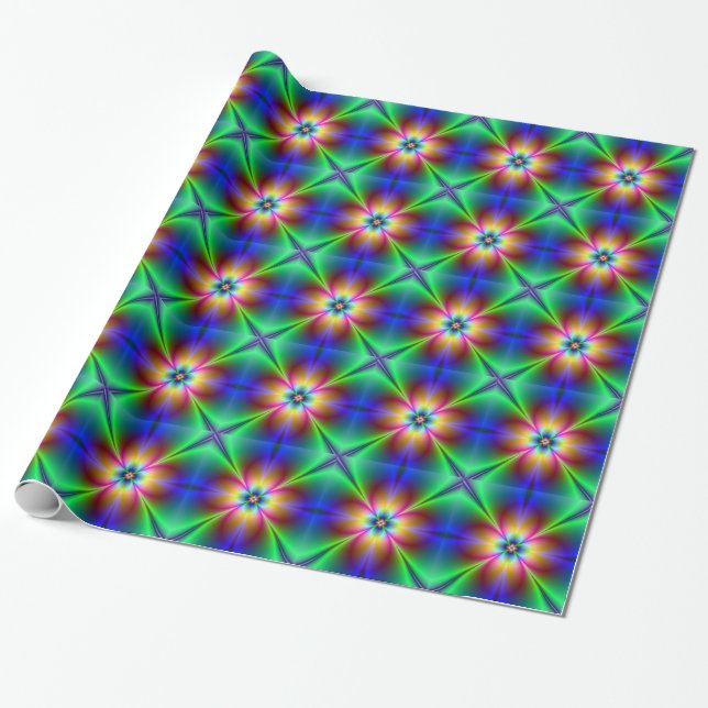 Fractal Art 8 Wrapping Paper (Unrolled)