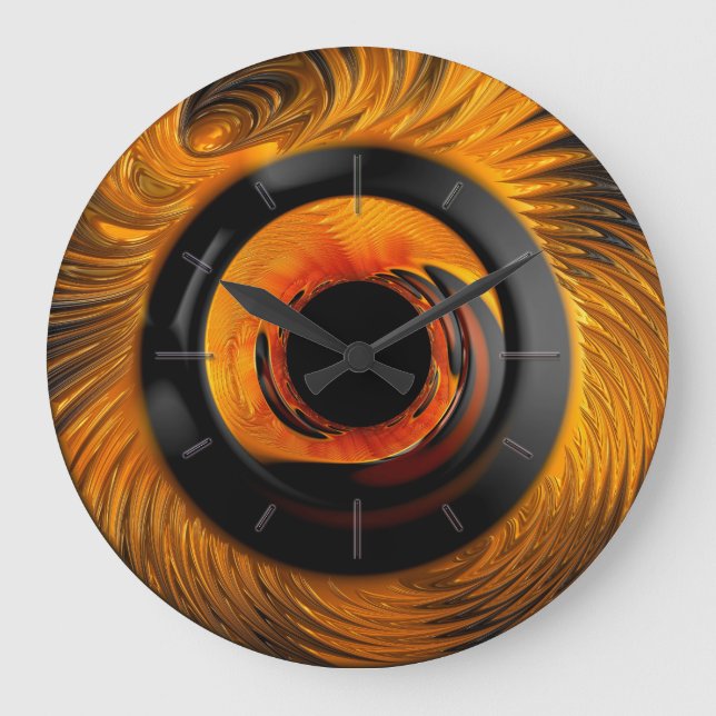 Fractal Art 91 Wall Clocks & Numeral Options (Front)
