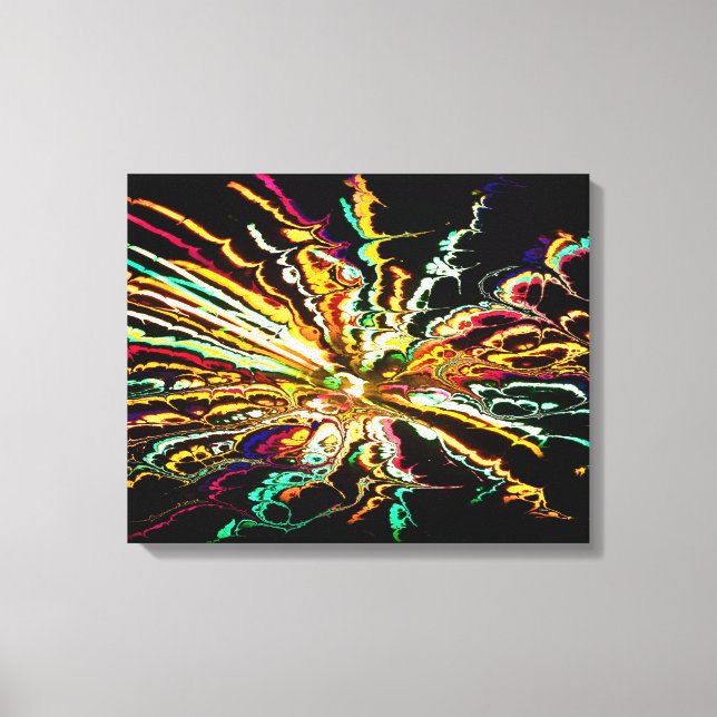 Fractal Art A Wrapped Canvas (Front)
