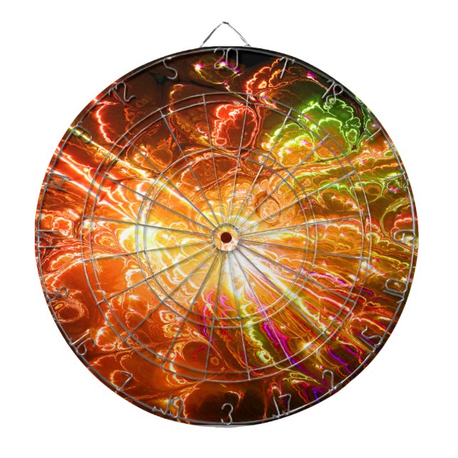 Fractal Art B  Dart Board (Front)