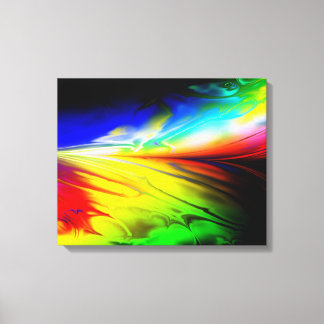 Fractal Art D Wrapped Canvas
