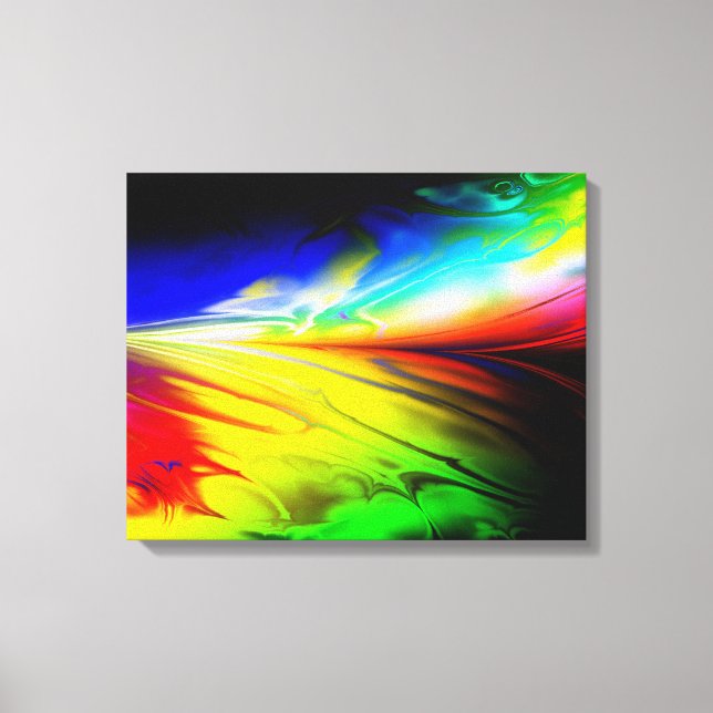 Fractal Art D Wrapped Canvas (Front)
