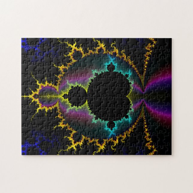 Fractal Art Electric Night Jigsaw Puzzle (Horizontal)