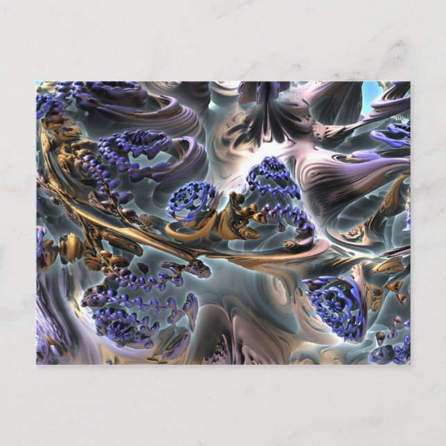 Fractal ART GumGum Postcard (Front)