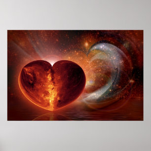 Fractal ART - Hot Love Universe Poster
