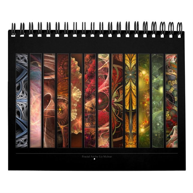 Fractal Art of Liz Molnar Calendar (Cover)