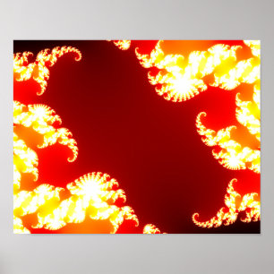 Fractal art poster