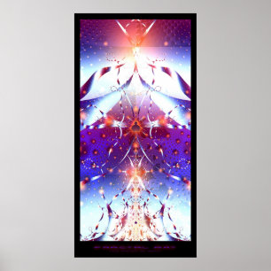 Fractal Art - Power of math Poster