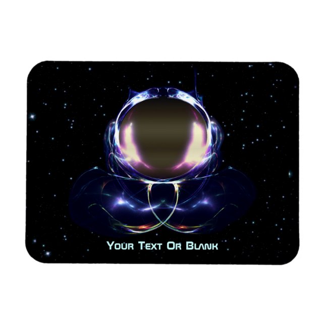 Fractal Astronaut Magnet (Horizontal)