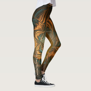 Fractal Autumn Leggings