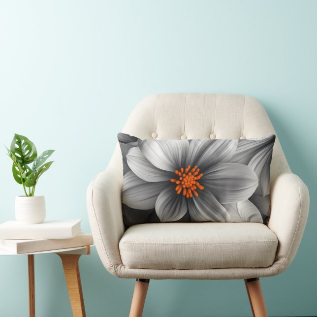 Fractal Blossoms Lumbar Cushion (Chair)
