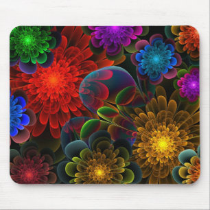 Fractal Bouquet Mouse Pad