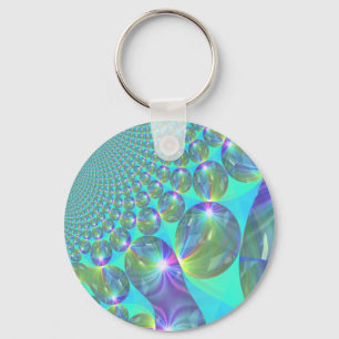 Fractal Bubbles Keychain