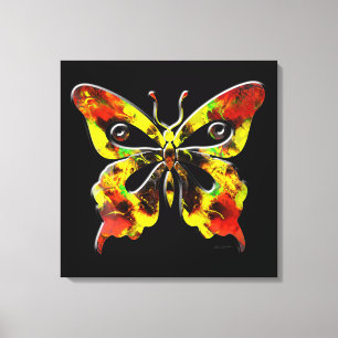 Fractal Butterfly Art 1 Wrapped Canvas