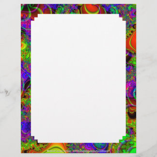 Fractal C~14 Custom Letterhead 01 - 8.5" x 11"