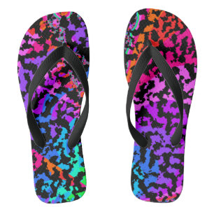 Fractal Camo Pattern Jandals