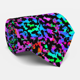 Fractal Camo Pattern Tie