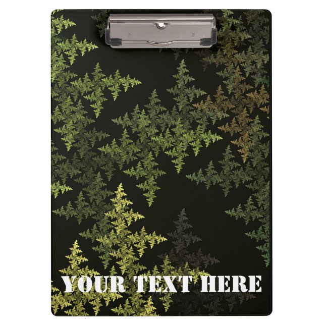 Fractal Camouflage Clipboard (Front)