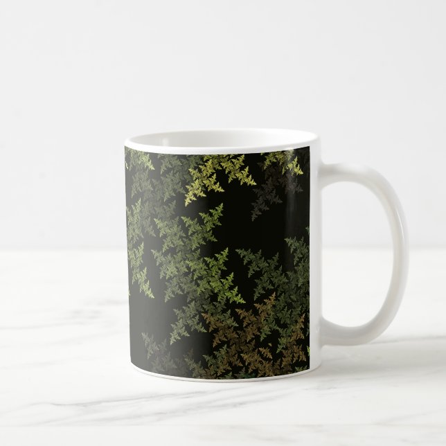 Fractal Camouflage Coffee Mug (Right)