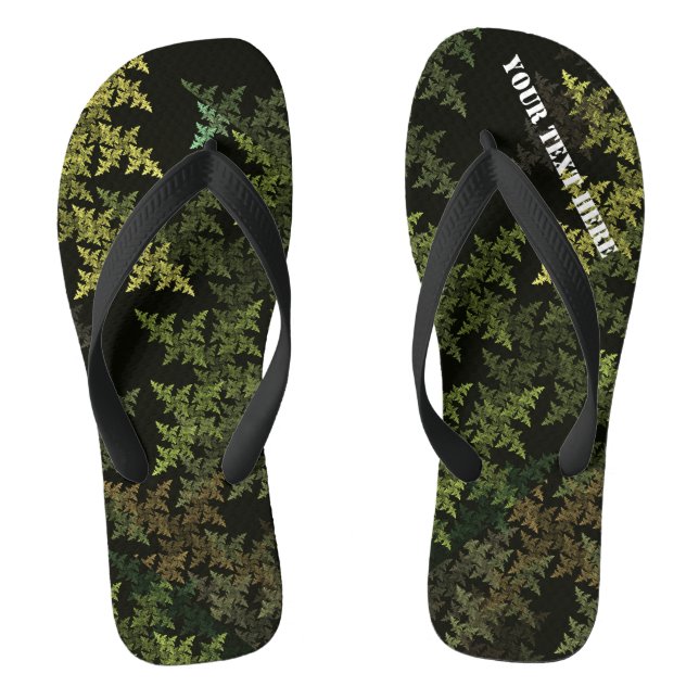 Fractal Camouflage Jandals (Footbed)