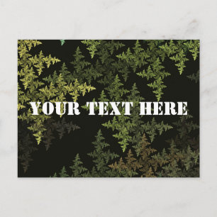 Fractal Camouflage Postcard