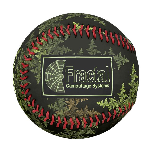 Fractal Camouflage Systems Logo Baseball (Front Left)