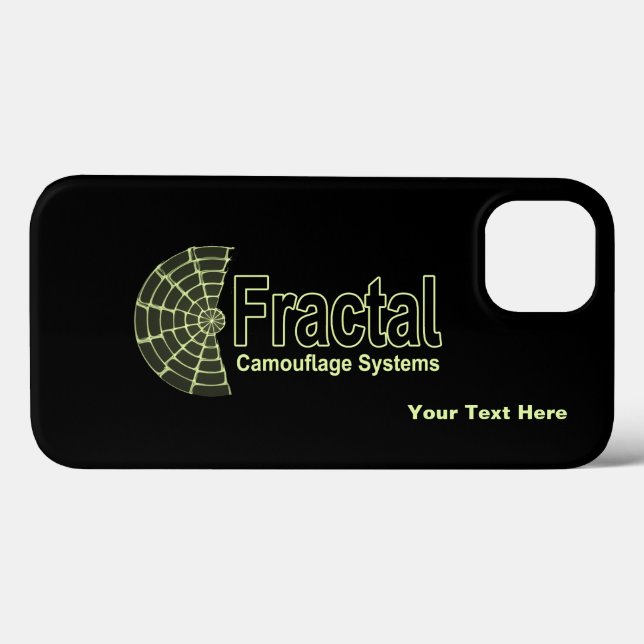 Fractal Camouflage Systems Logo Case-Mate iPhone Case (Back (Horizontal))