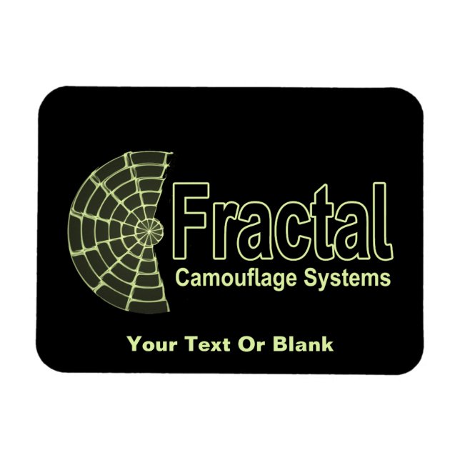 Fractal Camouflage Systems Logo Magnet (Horizontal)