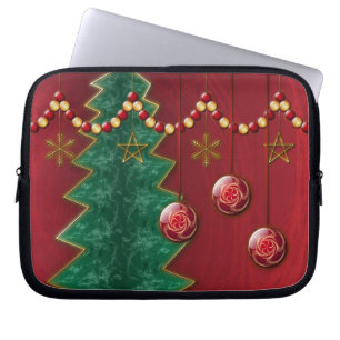 Fractal Celebration Christmas Laptop Sleeve