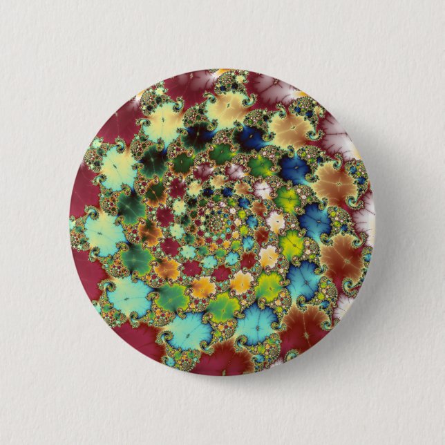 Fractal Cells - Fractal Button (Front)