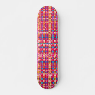 Fractal Check Skateboard