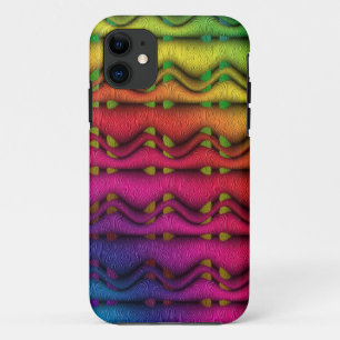 Fractal Composing - coloured waves Case-Mate iPhone Case