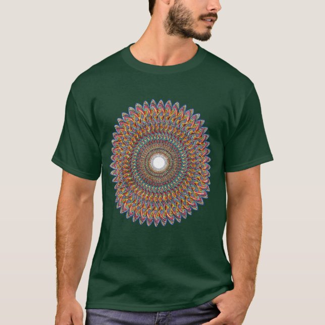 Fractal Cone To Dna Pulse T-Shirt (Front)