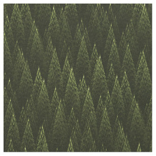 Fractal Conifer Forest Fabric